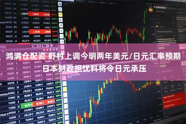 鸿满仓配资 野村上调今明两年美元/日元汇率预期 日本财政担忧料将令日元承压